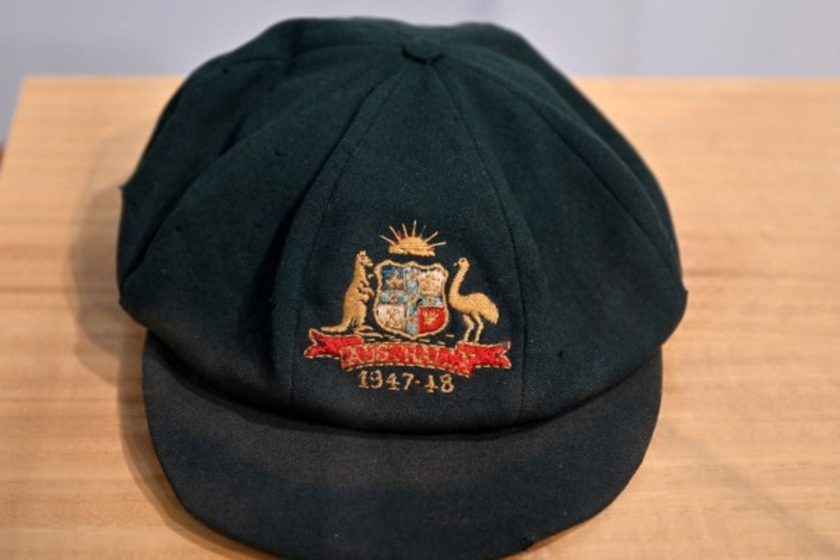 Bradman 'baggy green' cap sells for $250,000 at auction