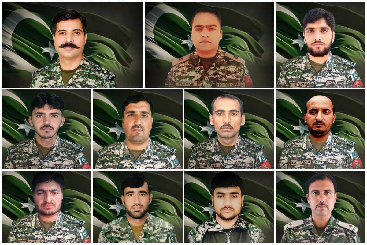 Lt. colonel, major among 11 soldiers killed in clash with militants in northwest Pakistan