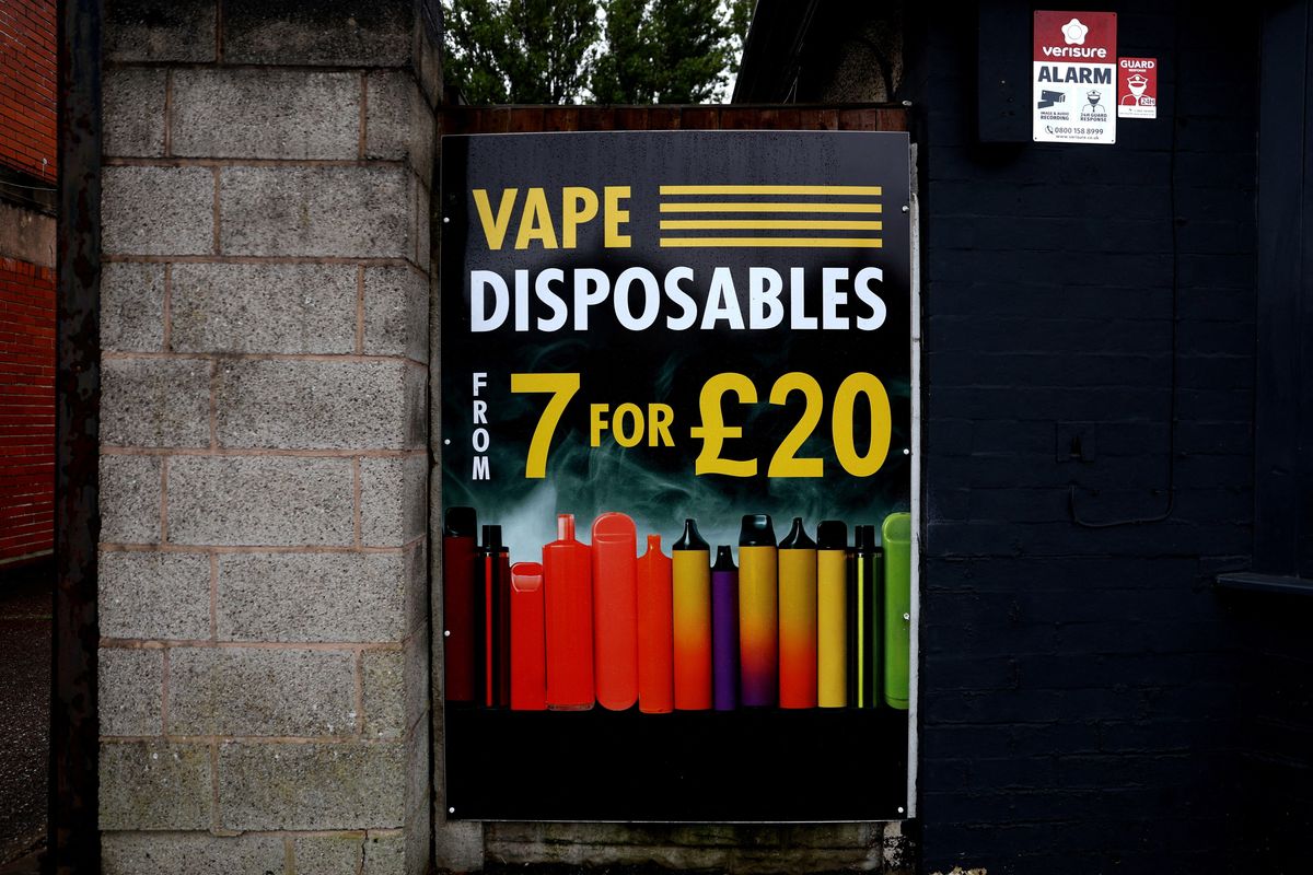 UK to ban disposable vapes starting June 2025 to crack down on teen use