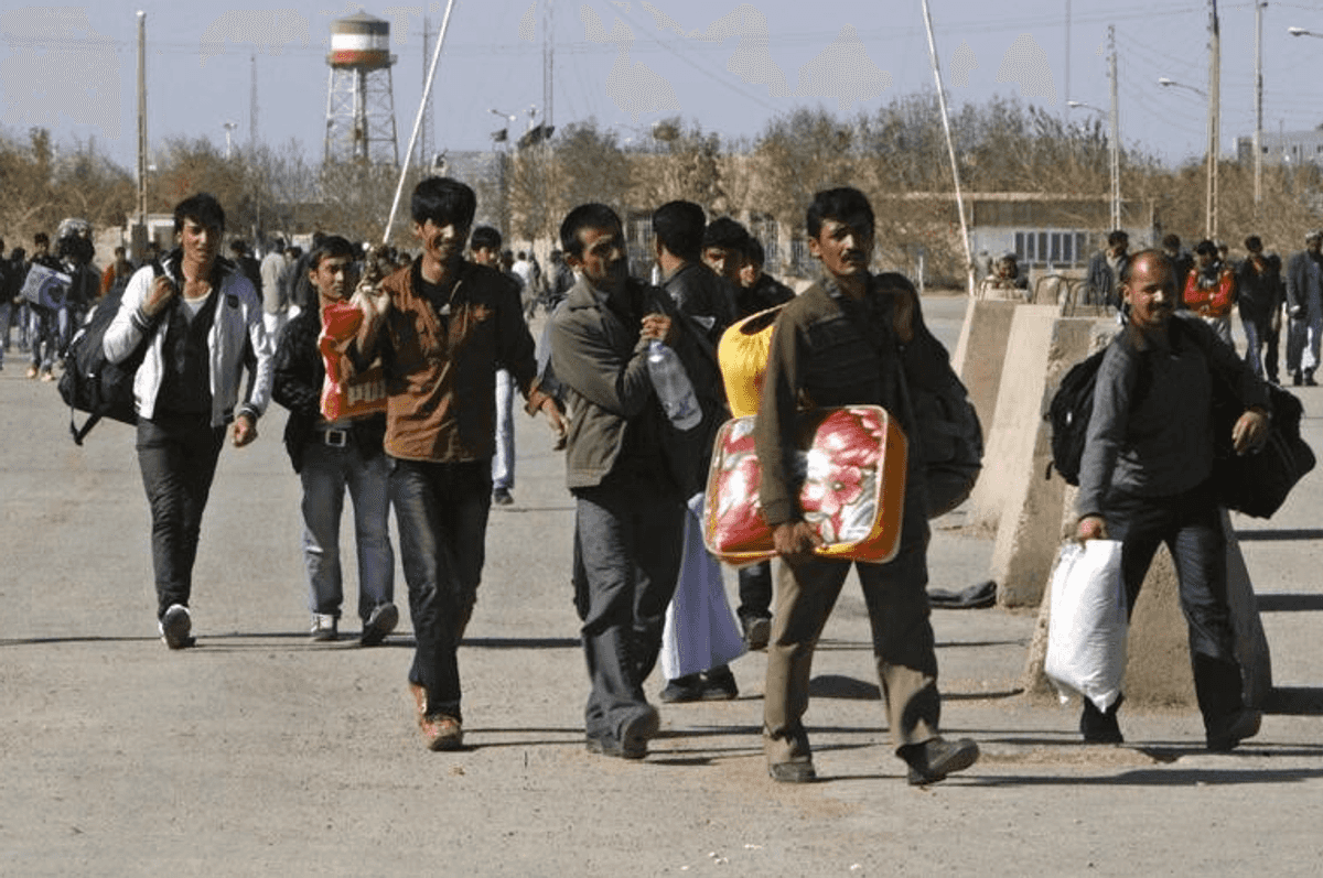 UN worried about Afghans leaving Iran to return home