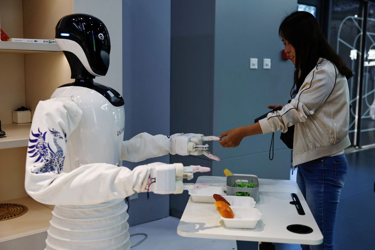 China's humanoid robots will not replace human workers, Beijing official says