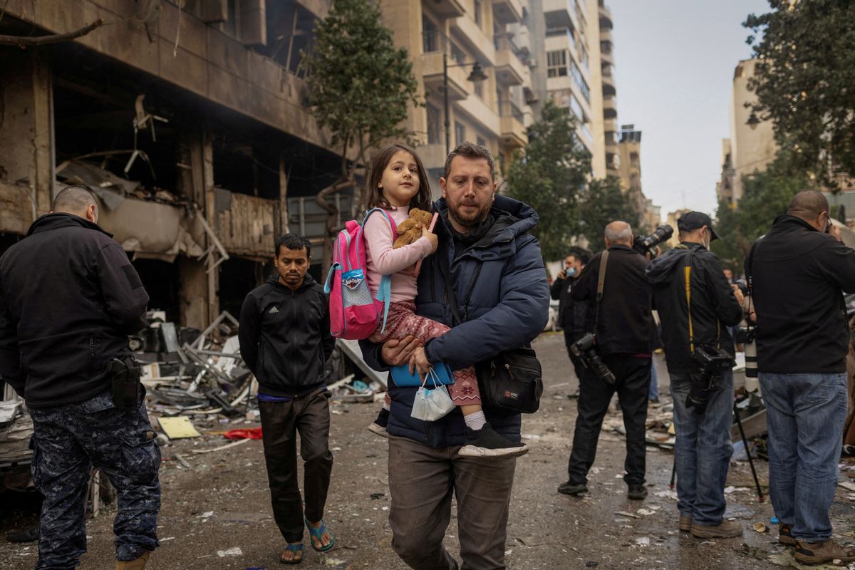 Israeli strike on Beirut kills 5 as deadly rocket fire hits Israel