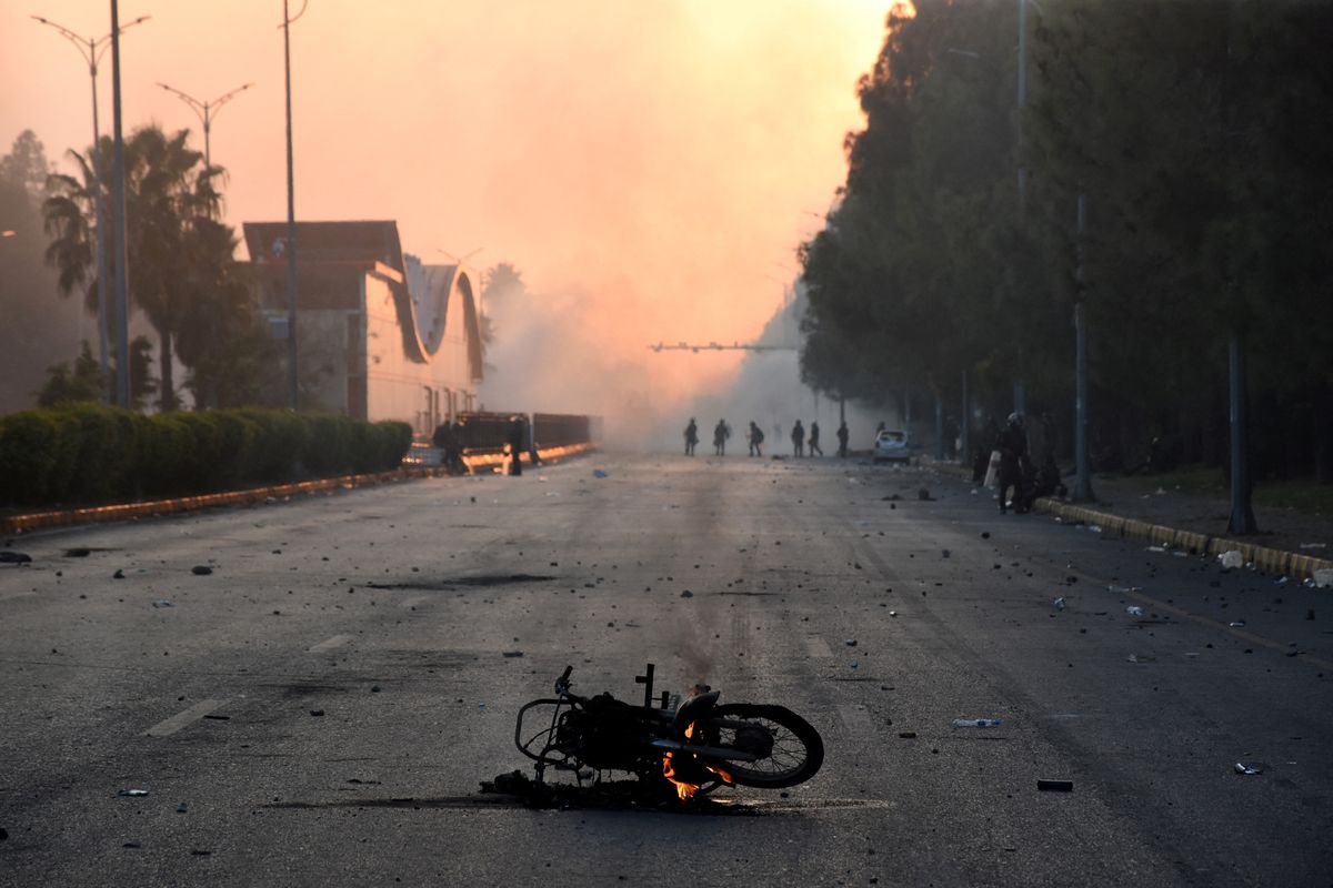 Rangers clear ex-PM Khan's supporters from Islamabad's Blue Area in late-night operation