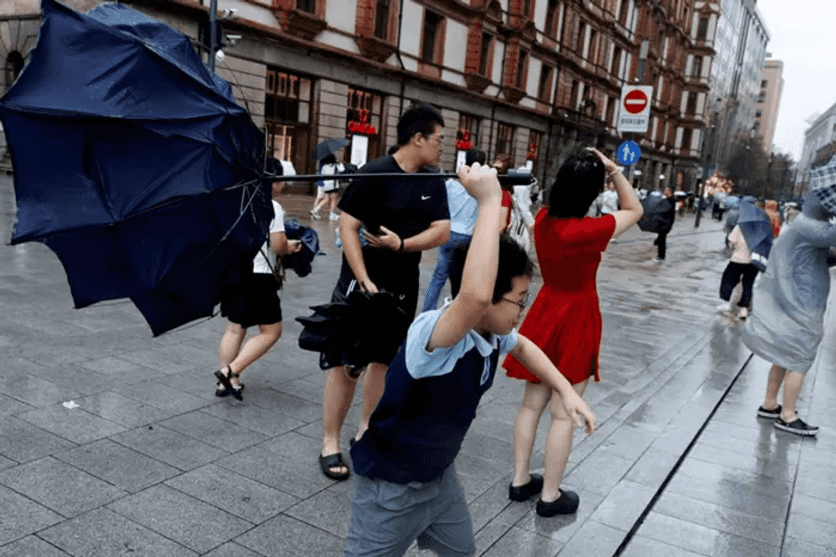 Typhoon Dolphin makes landfall in China after flight cancellations, evacuations