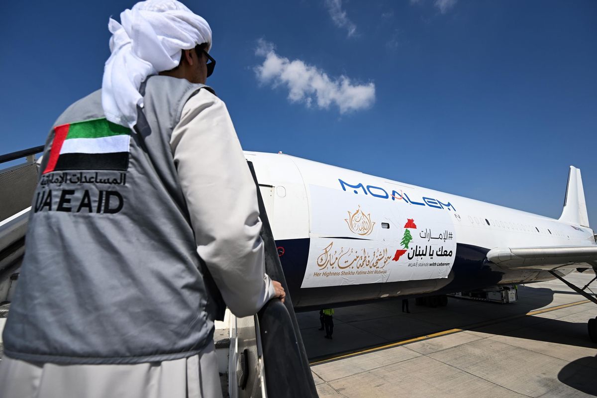 UAE’s ‘Mother of the Nation’ sends 40 tons of aid for Lebanese women