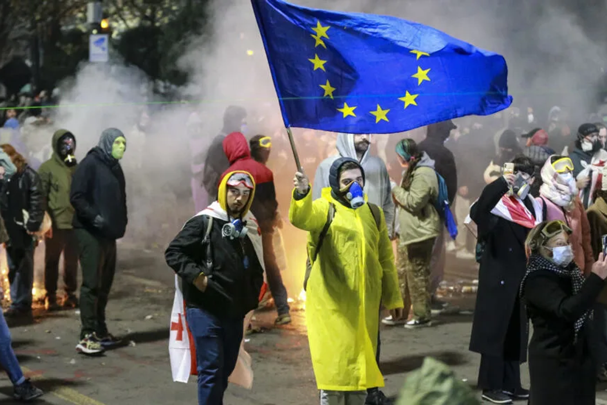 Georgia arrests 107 more people as pro-EU protests continue