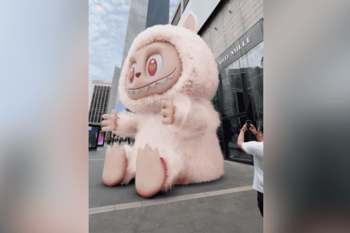 Labubu human-sized figure sells for over $150,000 at Beijing auction
