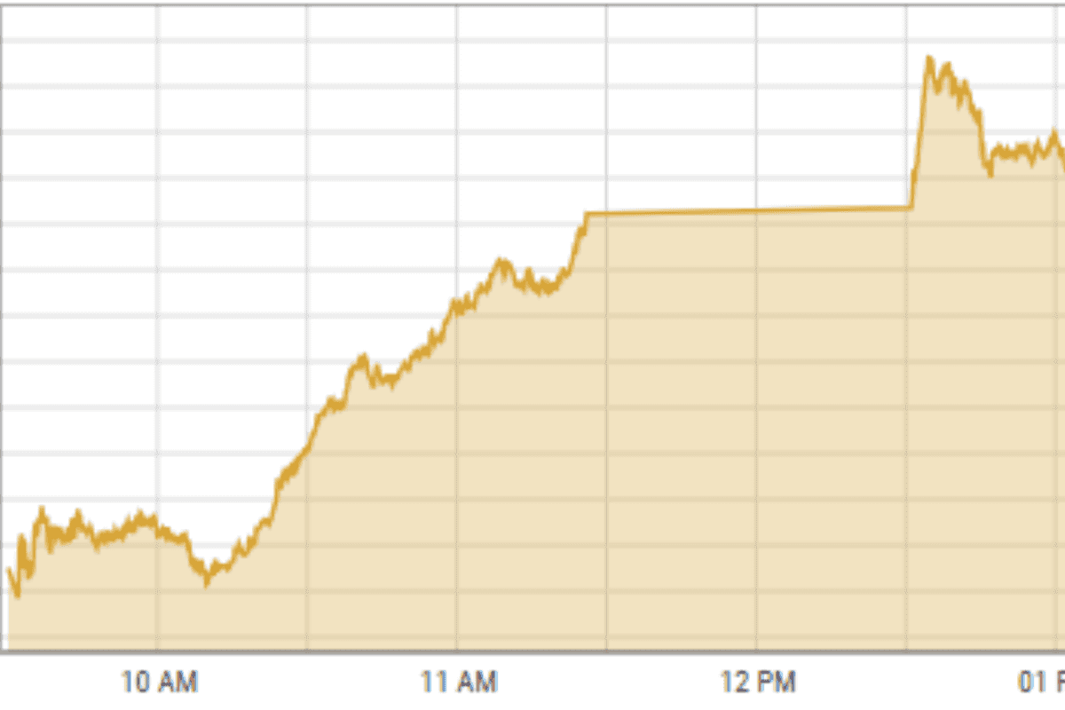 Pakistan stock market records second-highest daily gain