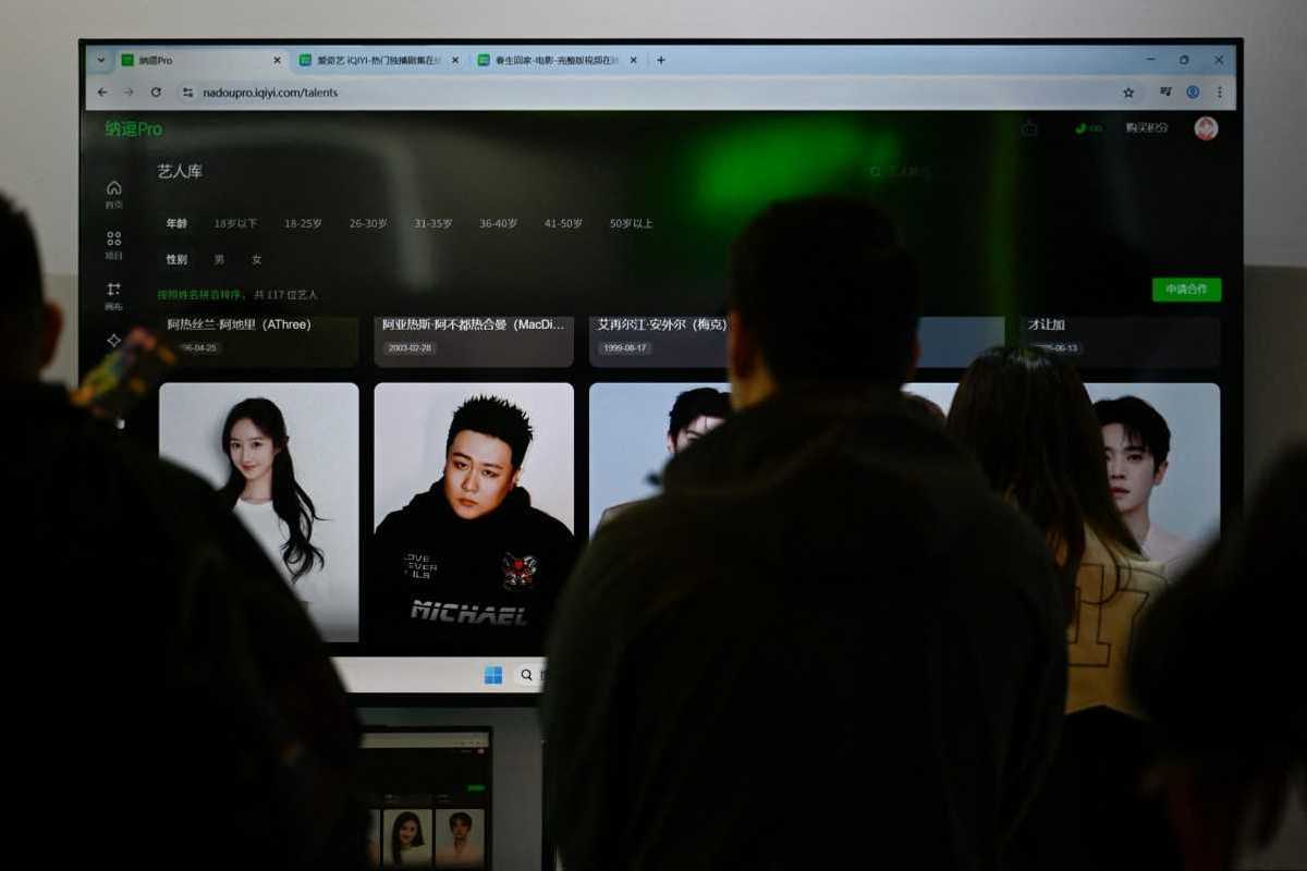 Outrage in China after streaming site debuts AI actor 'database'