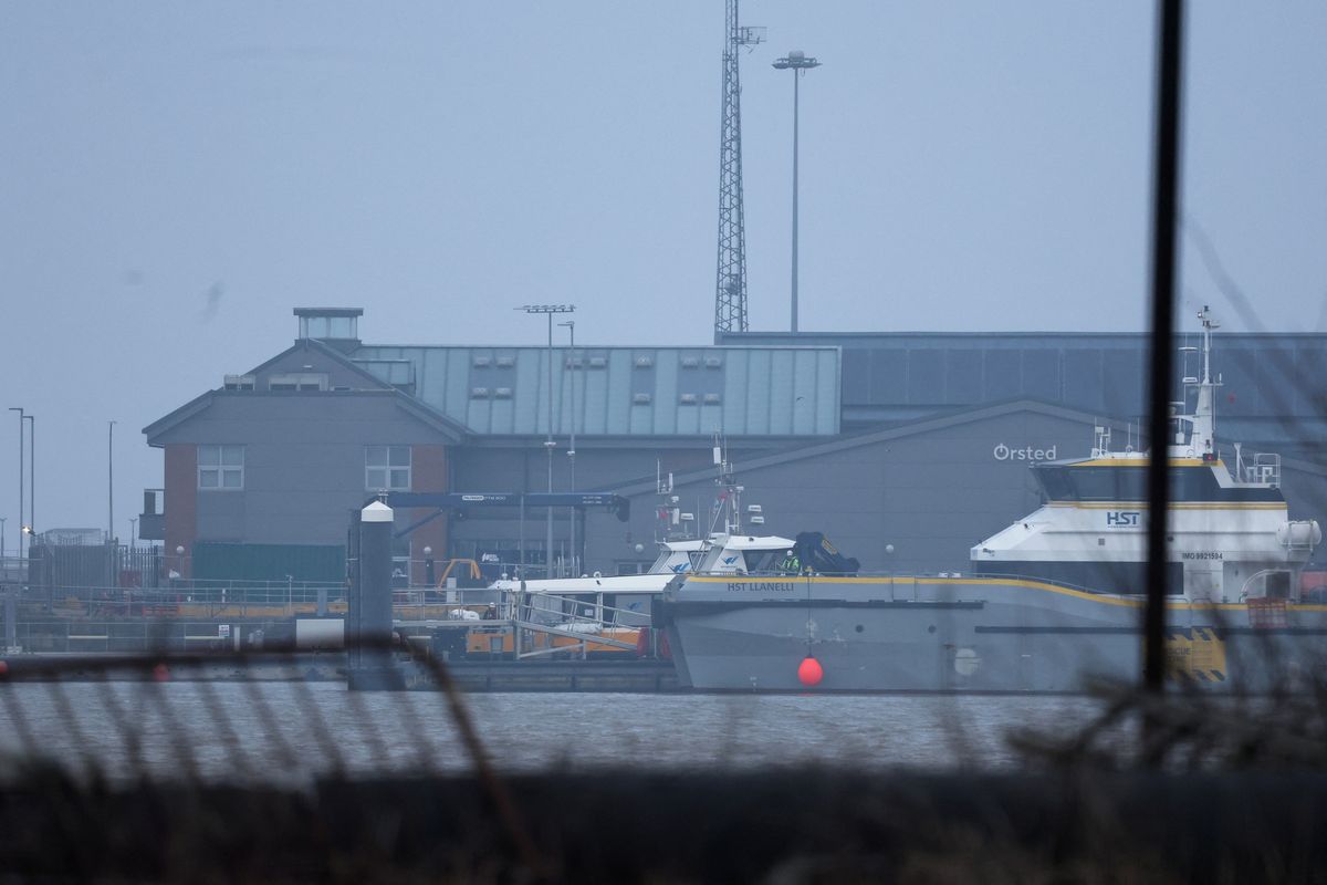 Tanker on hire to US military hit by container ship off UK coast