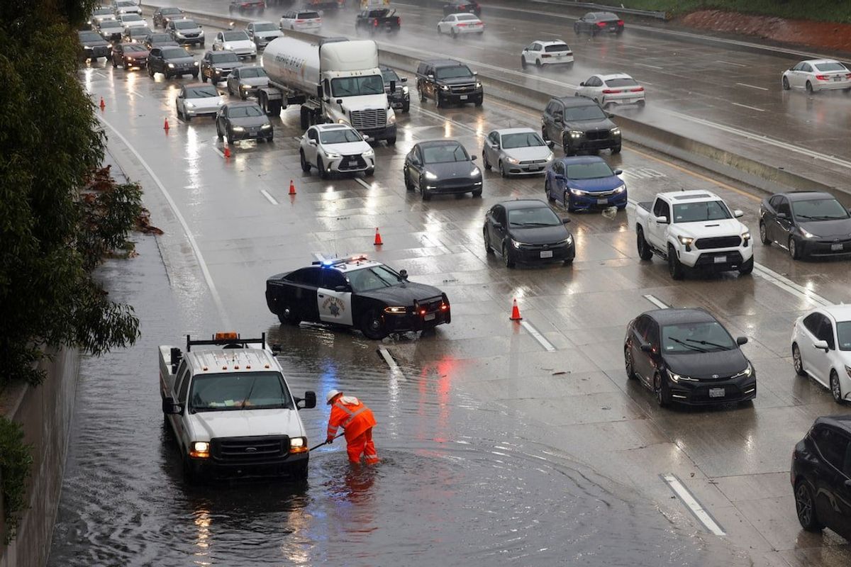 Heavy rains drench Southern California, spawn flash flooding, mud flows