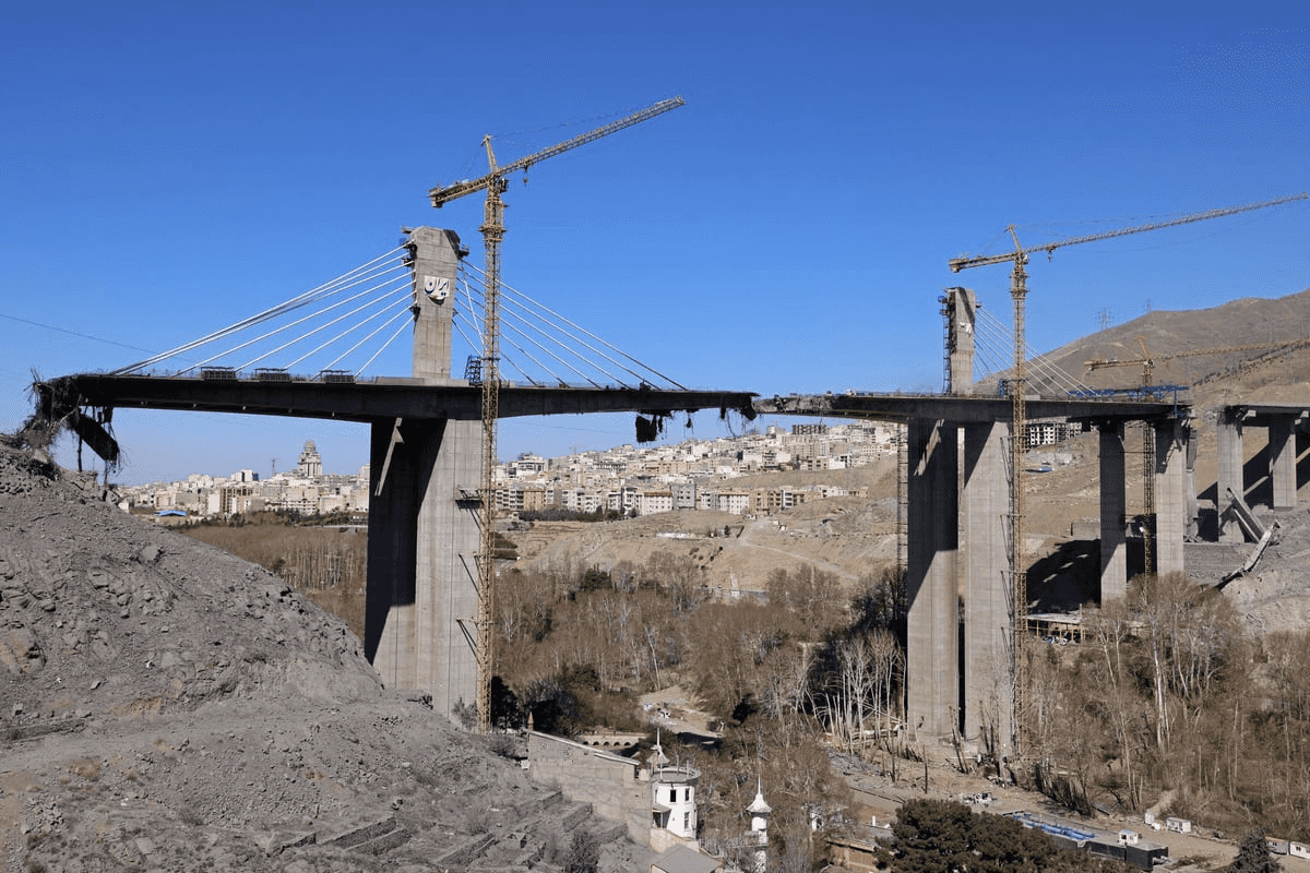 Iranian engineers mourn their tallest bridge, bombed by Trump