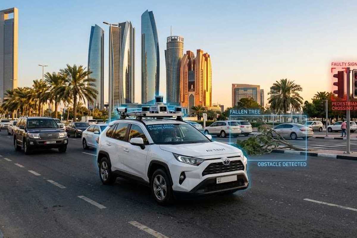 Abu Dhabi deploys AI vehicle to spot crashes, fallen trees and faulty signals