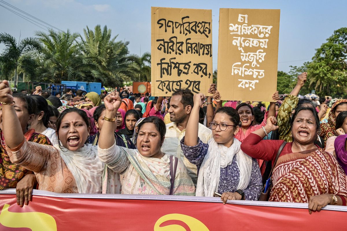 Bangladeshi women rally against gender-based violence