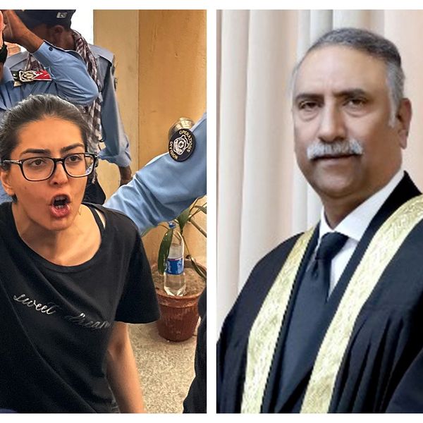 Tensions flare in Pakistani court as judge, rights lawyer clash