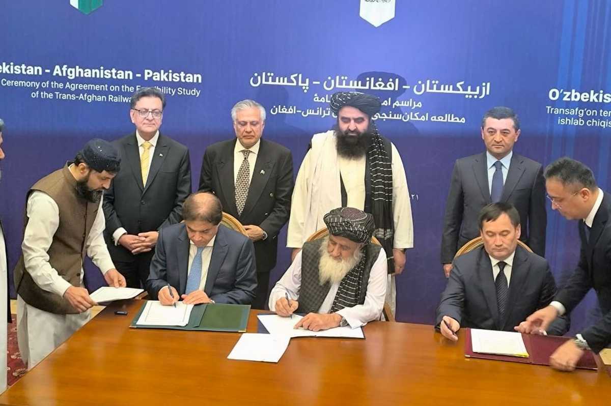 Pakistan, Afghanistan, Uzbekistan sign key rail study deal to boost regional trade