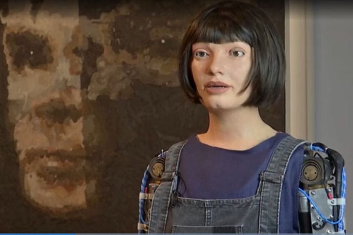 First artwork by humanoid robot sells for over $1.0 million