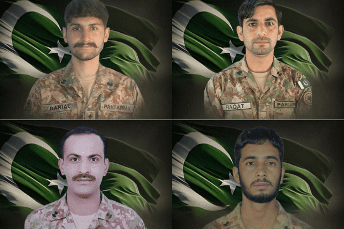 Pakistan says 12 'Indian-backed' militants killed, four soldiers dead in KP, Balochistan raids