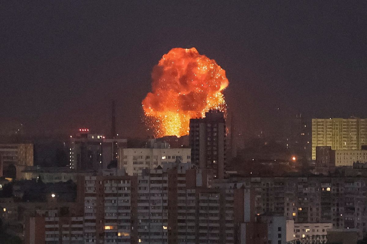 Kharkiv struck by missiles after Ukraine launches mass drone attack on Russia
