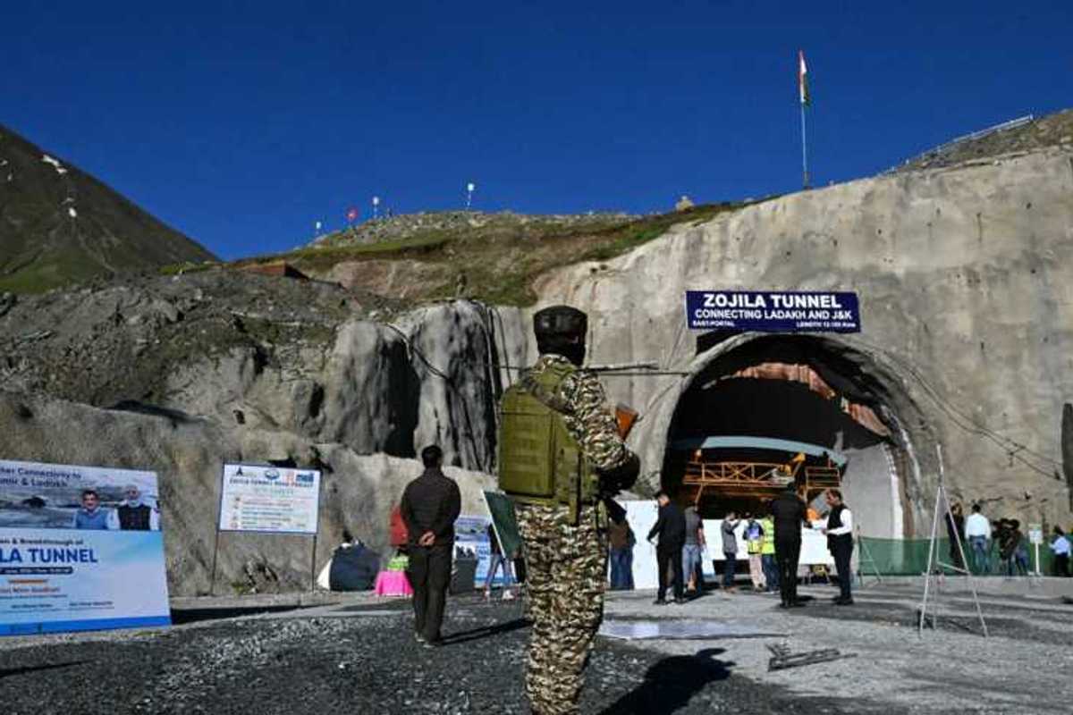 India breaks through Himalayan tunnel to China border zone