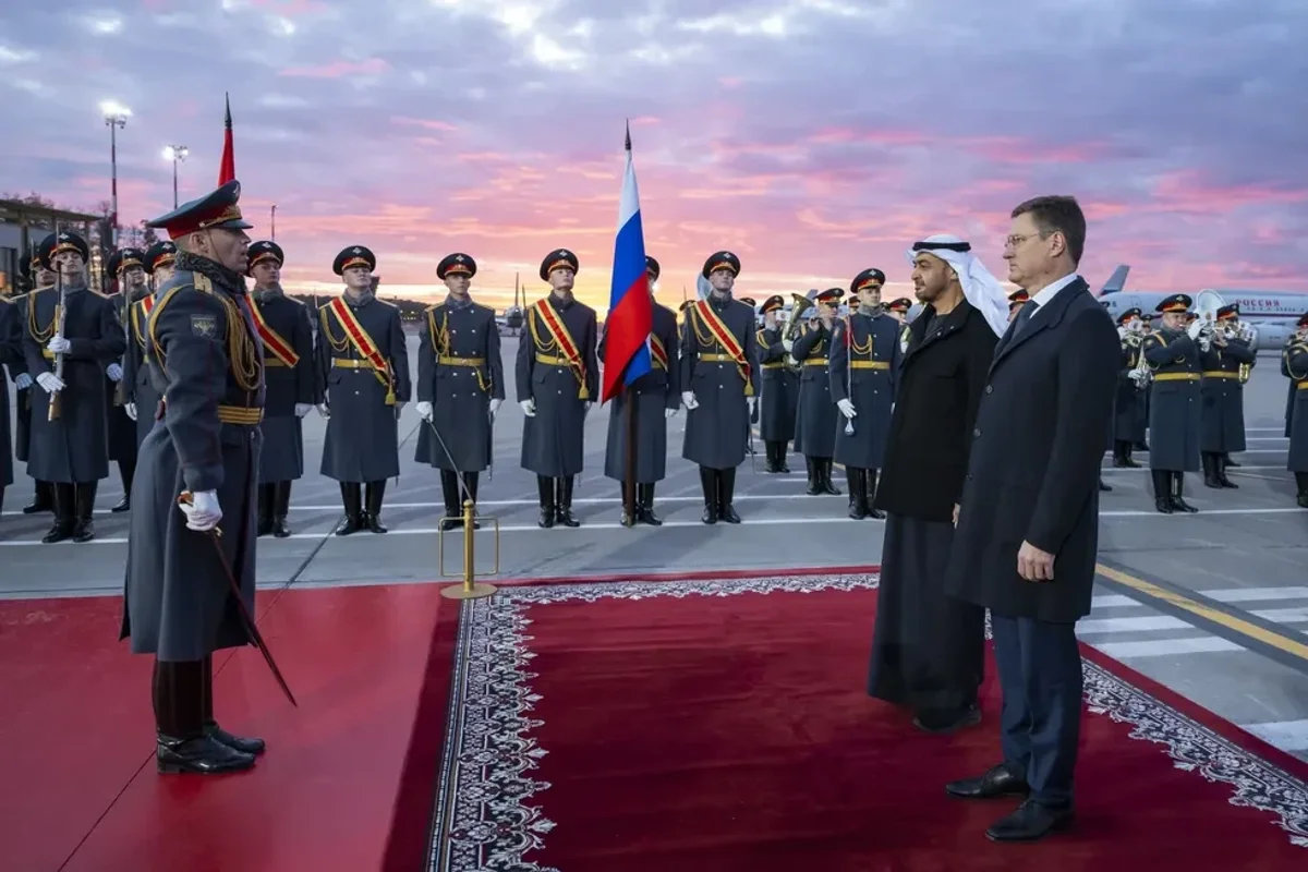 UAE president attends dinner hosted by Putin in Moscow