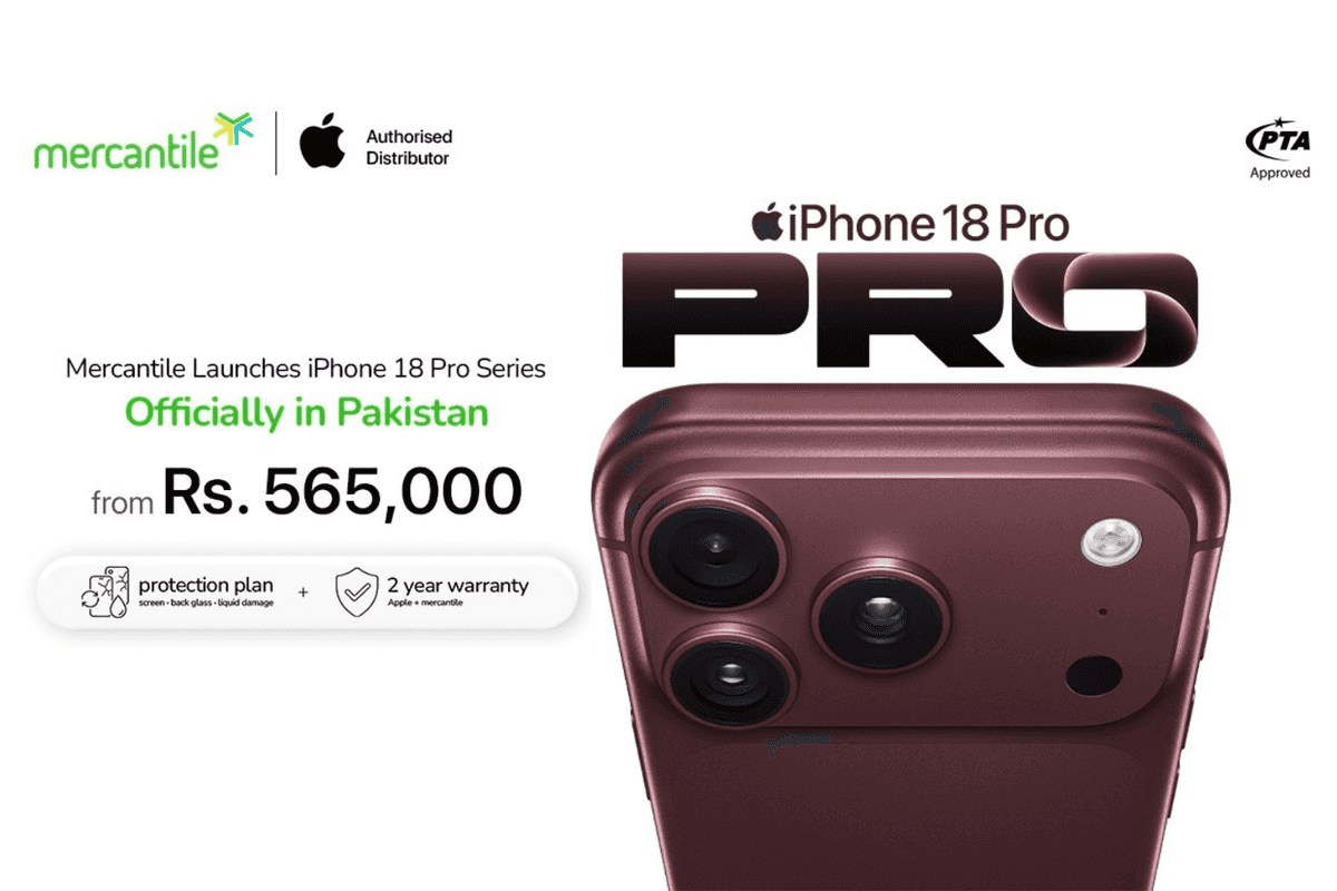Mercantile launches iPhone 18 Pro and iPhone 18 Pro Max officially in Pakistan
