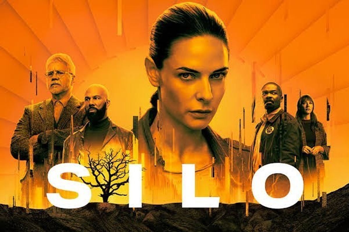 Tim Cook and Rebecca Ferguson announce new 'Silo' seasons from the show's set
