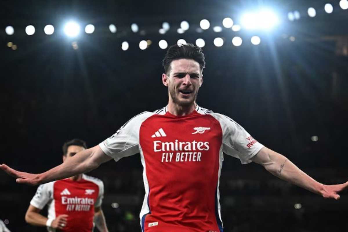 Rice's stunning free kick double fires Arsenal to 3-0 win over Real Madrid