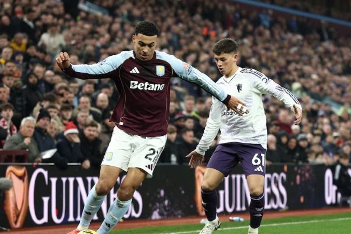 Superb Rogers double gives Aston Villa 2-1 win over Man United