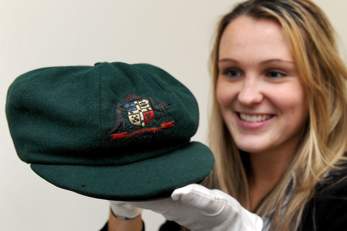 Cricket legend Bradman's 'baggy green' cap could fetch $260,000