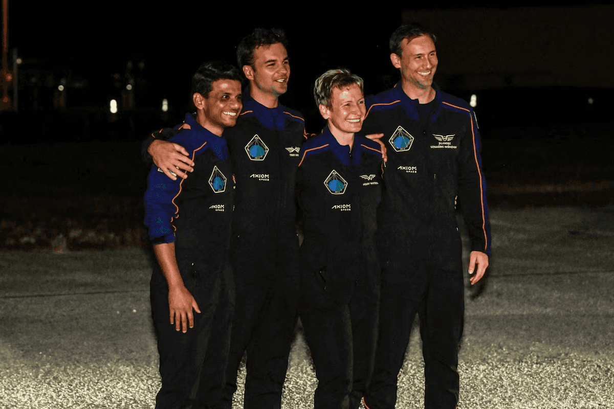 Astronauts from India, Poland, Hungary launched on first space station mission