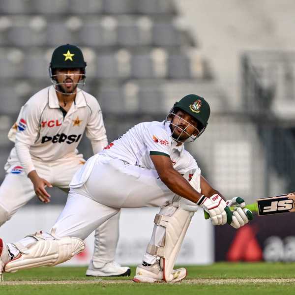 Bangladesh in control of second Test against Pakistan