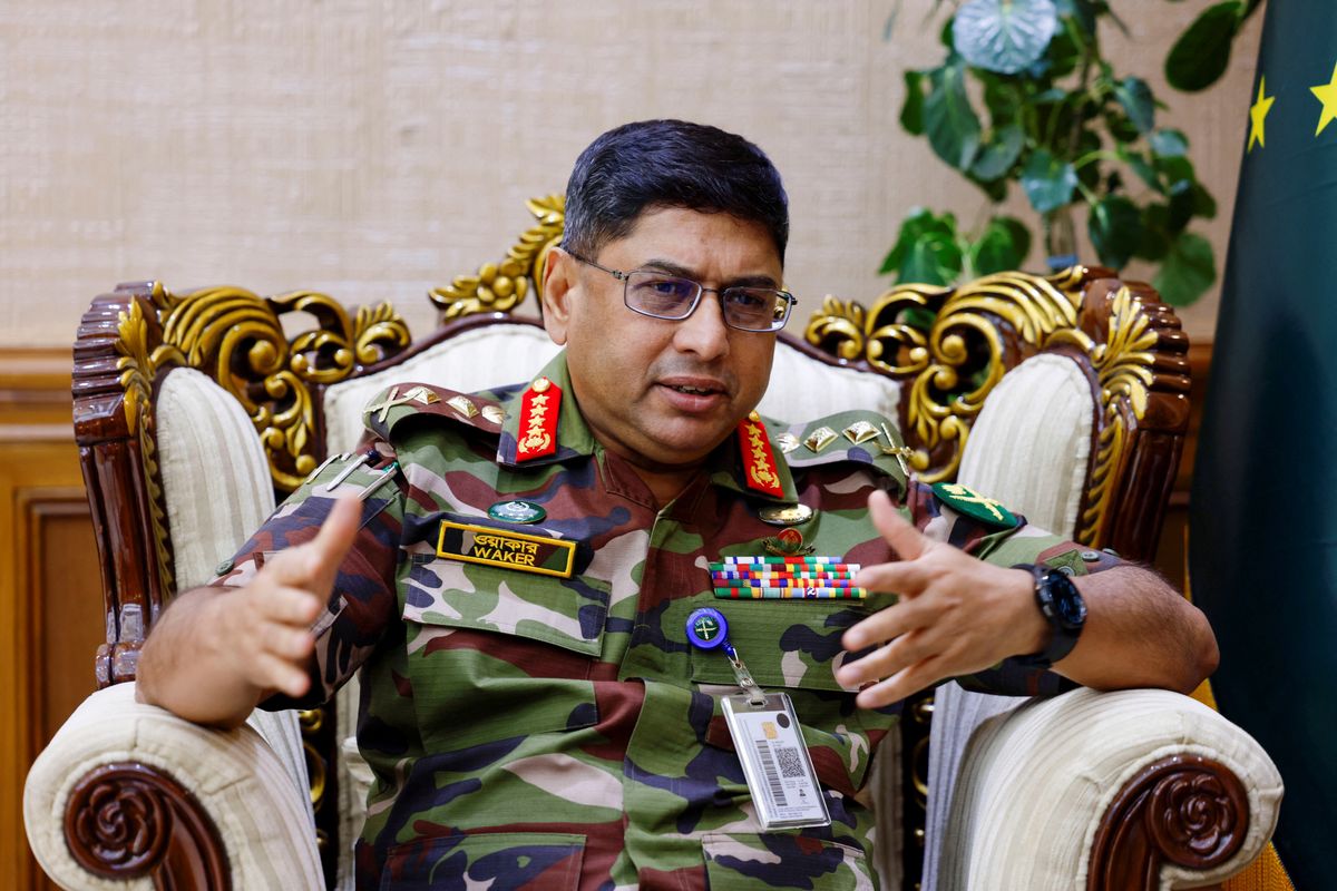 Bangladesh army chief pledges support for Yunus interim government 'come what may'