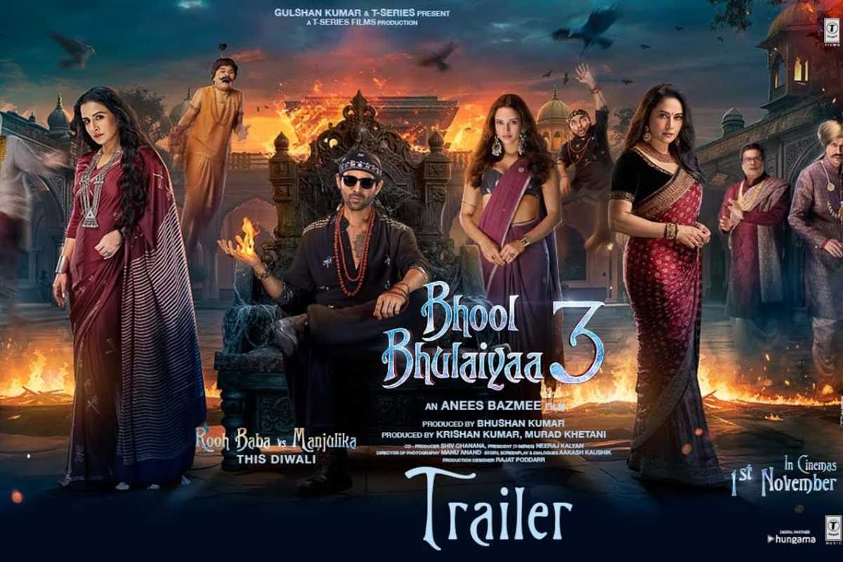 Vidya Balan and Madhuri Dixit unite to terrify in Bhool Bhulaiyaa 3