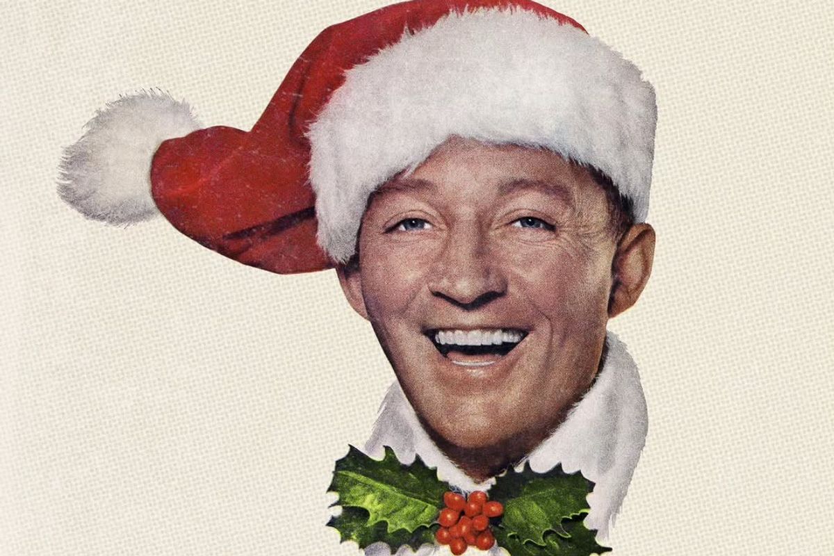Bing Crosby dreaming of a BTS Christmas