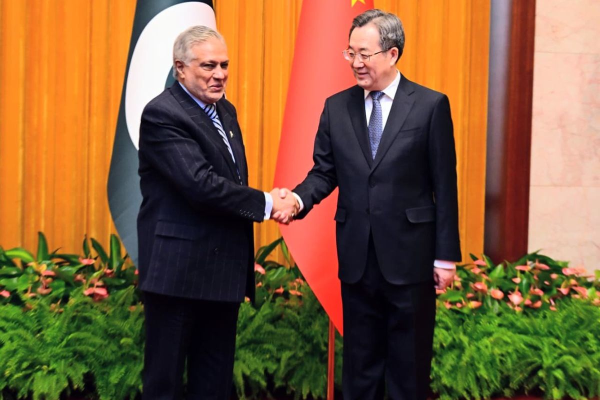 Pakistan, China vow deeper cooperation as Dar meets senior leaders in Beijing