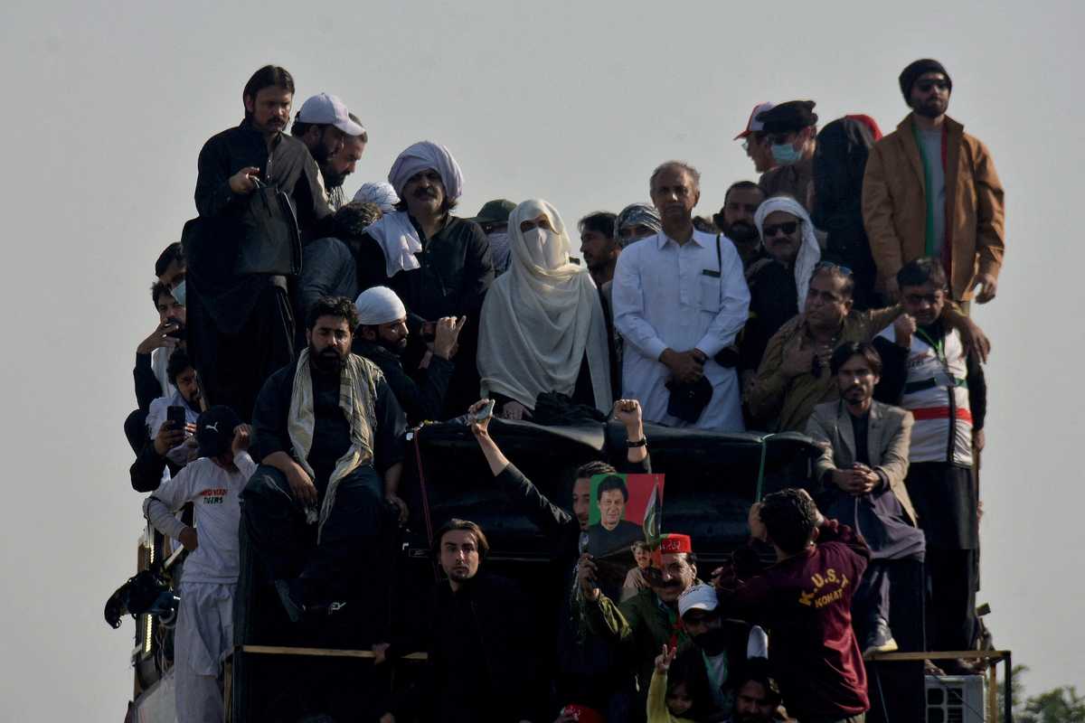 Khan’s wife, close aide among 18,000 others booked on terror charges after Islamabad protests