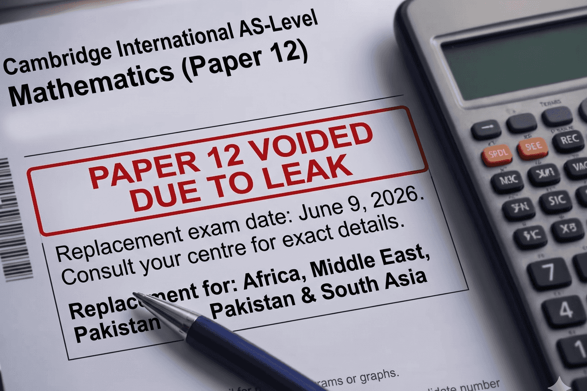 Cambridge cancels AS-level Mathematics exam paper after leak, orders replacement test for June 9