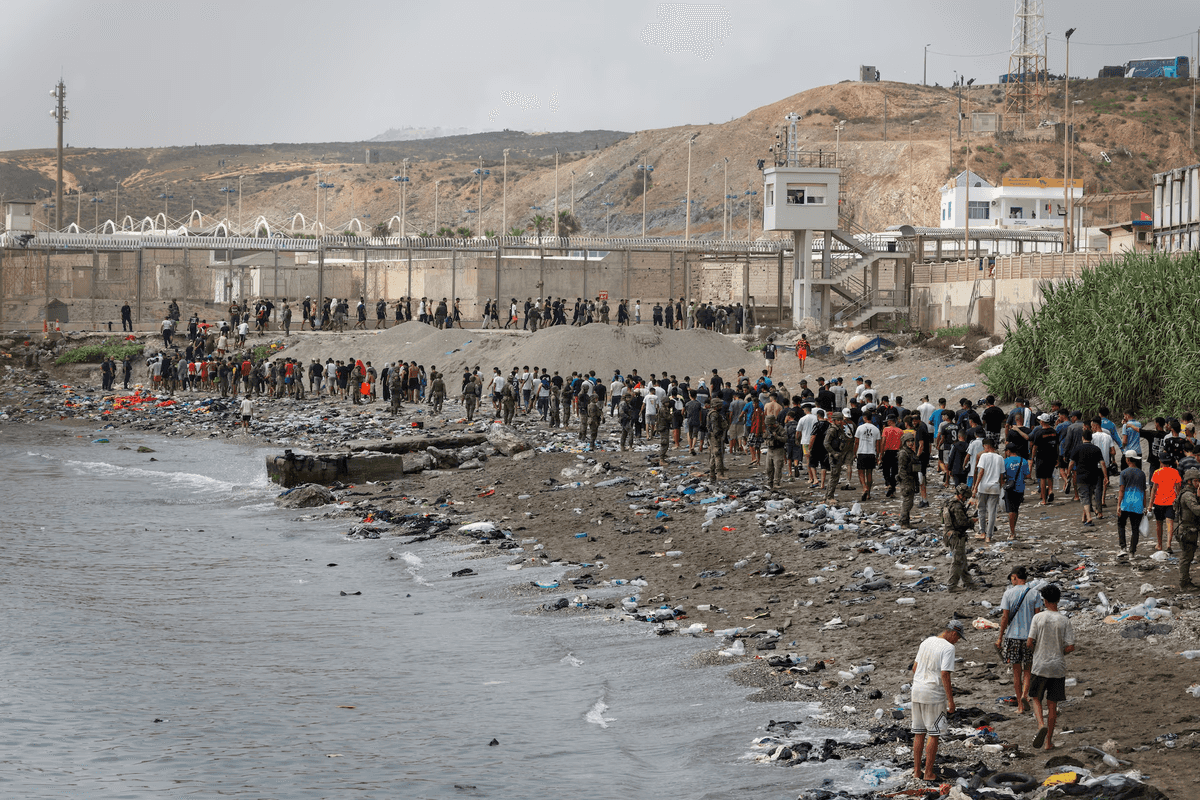 EU grapples with migrant crisis in Spain's North Africa enclave