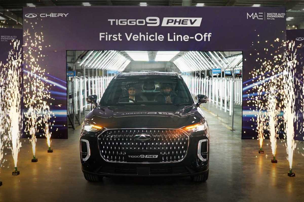 Chery Master Pakistan sets a new industry benchmark with Tiggo 8 & Tiggo 9 PHEV CKD line-off in five days