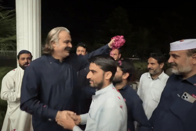 KP rescue workers get pay boost for joining political march