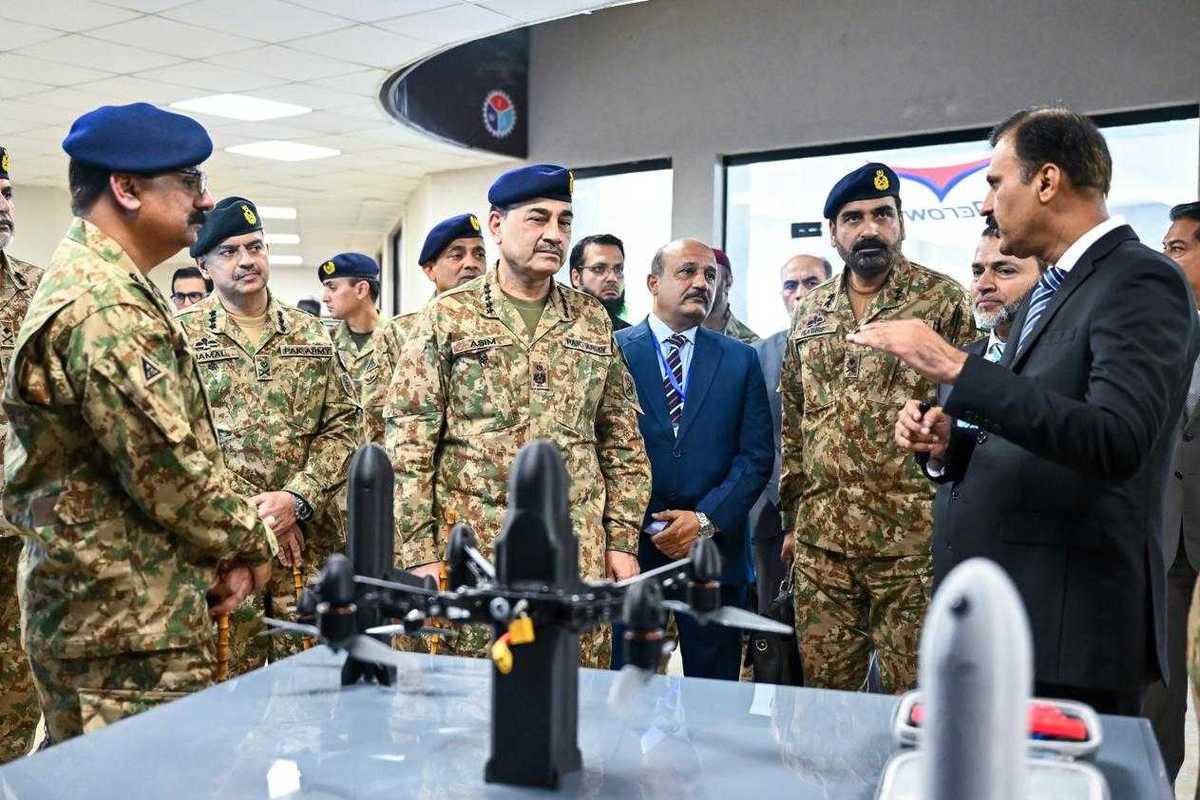 Pakistan's military chief reviews indigenous arms production during visit to Ordnance Factories