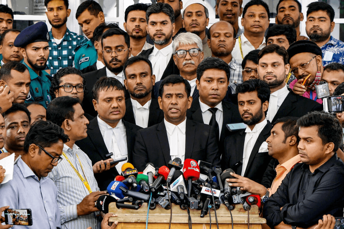 Bangladesh opens fugitive ex-PM's trial over protest killings