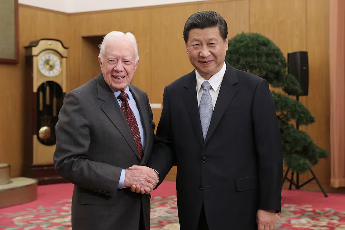 China offers deep condolences over Jimmy Carter's death