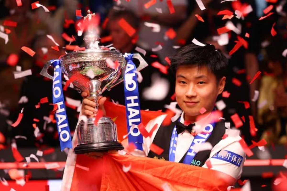 China's Zhao targets more titles after historic world snooker triumph