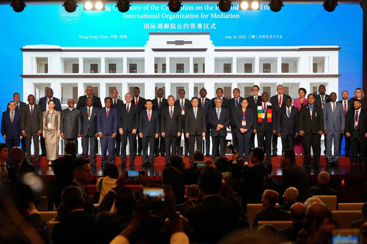China establishes global mediation body in Hong Kong
