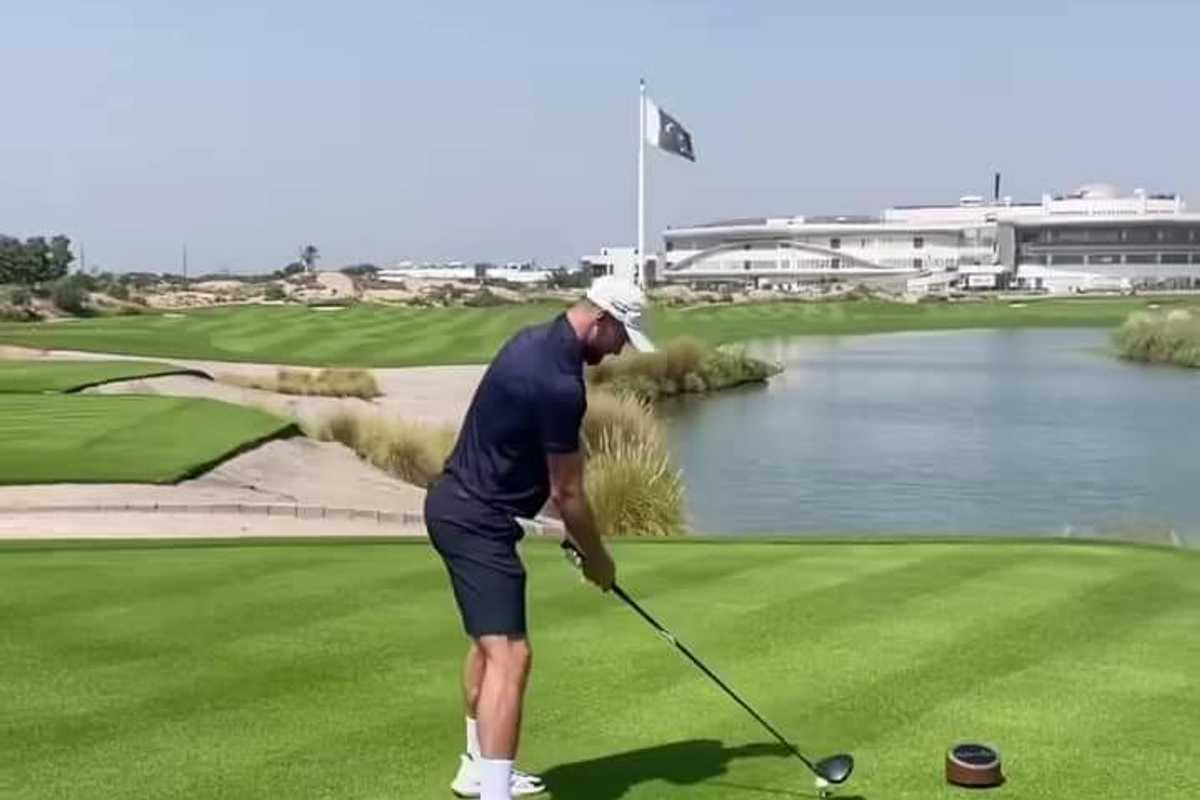 England players warm up for Test series opener by playing golf and tennis in Multan