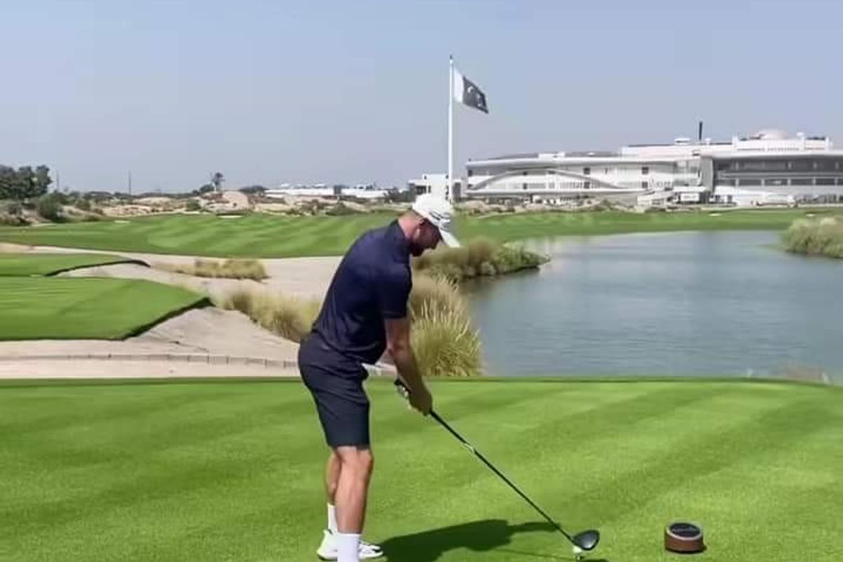 England players warm up for Test series opener by playing golf and tennis in Multan