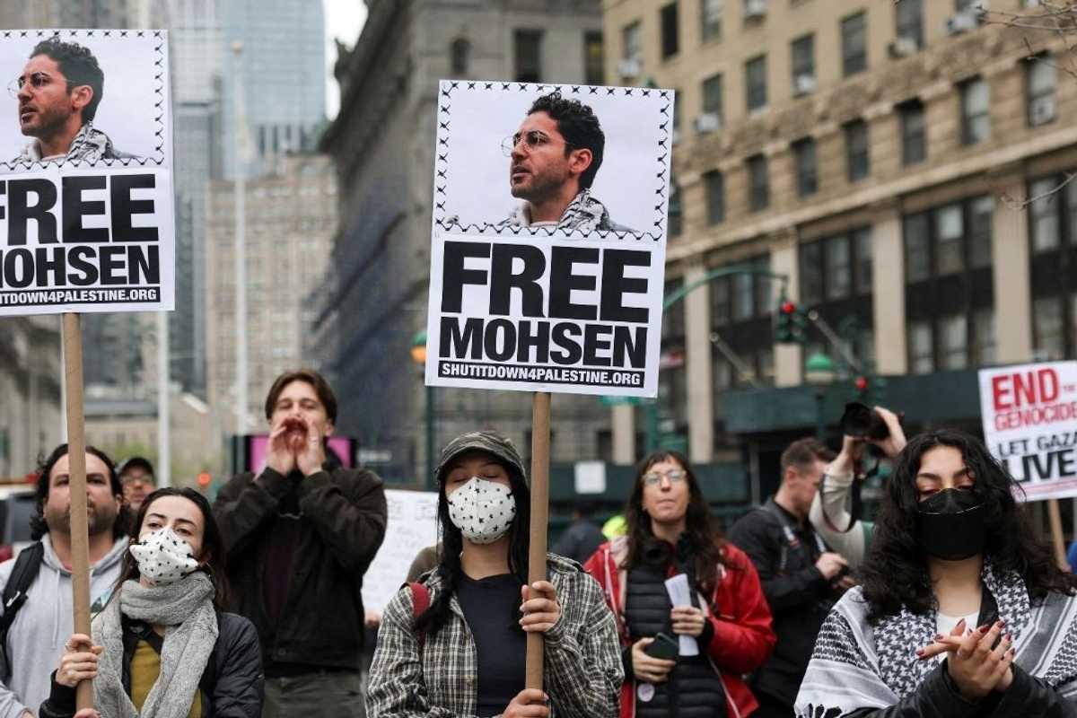 Palestinian student released on bail as he challenges deportation from US