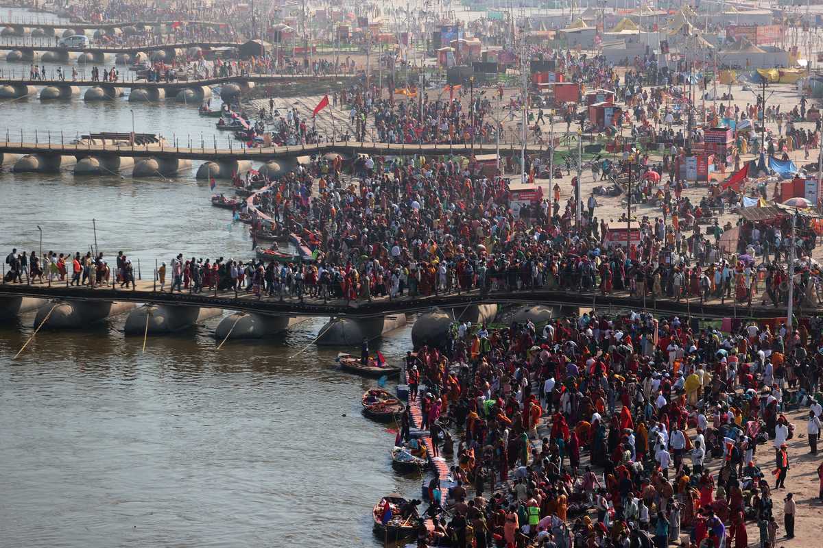 More than 500 million take 'holy dip' in India's Maha Kumbh festival